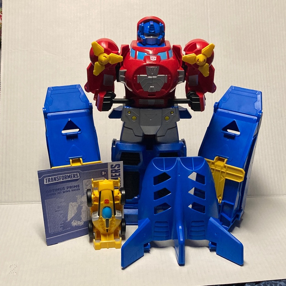 Transformers Optimus Prime Turbo Jet Wing Racer Action Figure
